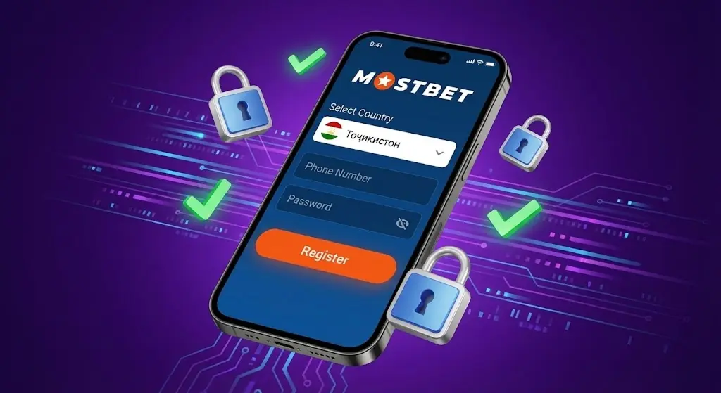 Мостбет регистрация на телефоне с выбором страны Таджикистан
